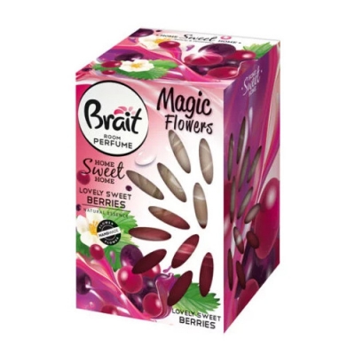 Brait Magic Flowers Lovely Sweet Berries, Odświeżacz powietrza, Kwiatek dekoracyjny, 75 ml