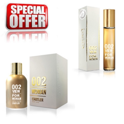 Chatler 002 View Women - zestaw, woda perfumowana 100 ml + woda perfumowana 30 ml