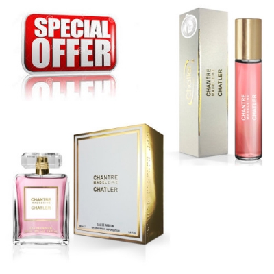 Chatler Chantre Madeleine - zestaw, woda perfumowana 100 ml + woda perfumowana 30 ml