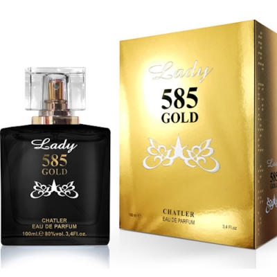 Chatler 585 Gold Lady - zestaw, woda perfumowana 100 ml + woda perfumowana 30 ml