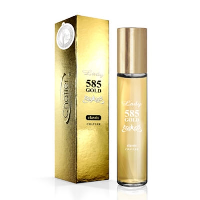 Chatler 585 Gold Lady - zestaw, woda perfumowana 100 ml + woda perfumowana 30 ml