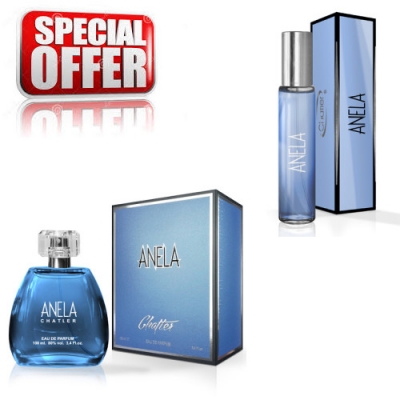 Chatler Anela - zestaw, woda perfumowana 100 ml + woda perfumowana 30 ml