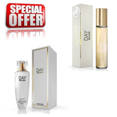 Chatler Bluss Day - zestaw, woda perfumowana 100 ml + woda perfumowana 30 ml