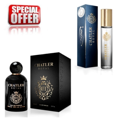 Chatler Royal - zestaw promocyjny, woda perfumowana 100 ml, woda perfumowana 30 ml