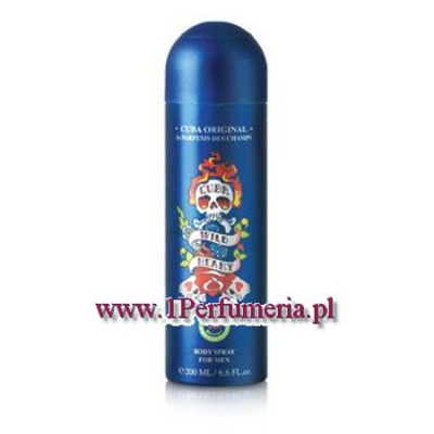 Cuba Wild Heart Men - dezodorant 200 ml