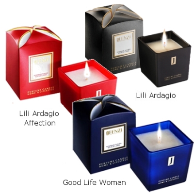 Świece sojowe JFenzi o zapachu perfum - zestaw 3 świec, Lili Ardagio, Lili Ardagio Affection, Good Life