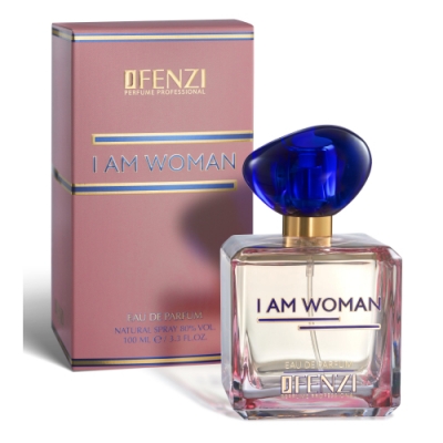 JFenzi I Am Woman zestaw promocyjny, woda perfumowana 100 ml + perfumowana mgiełka do ciała 200 ml