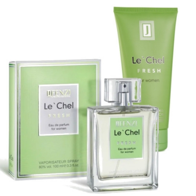 JFenzi Le Chel Fresh, zestaw promocyjny, woda perfumowana, balsam do ciala