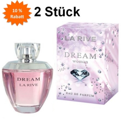 La Rive Dream - Eau de Parfüm für Damen 100 ml, 2 Stück