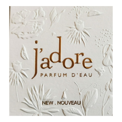 Dior J'adore Parfum d'Eau - woda perfumowana dla kobiet, próbka w saszetce 0,1 ml