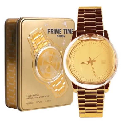 Tiverton Prime Time Gold Women [zegarek] - woda perfumowana 100 ml